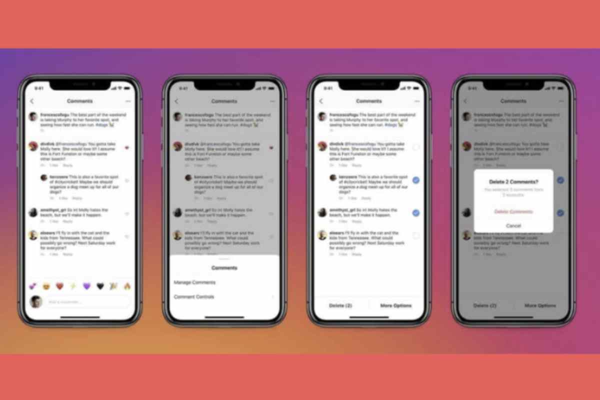 Non tutto, però, può essere cambiato. La modifica riguarda esclusivamente il testo del commento. Eventuali elementi associati